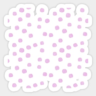 Polka Dots - Pink Sticker